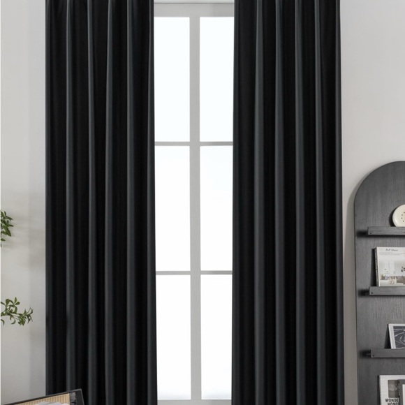 Elegant Black Curtains (057) - Picture 1 of 1